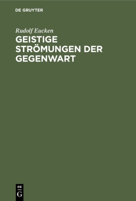 Geistige Stromungen Der Gegenwart