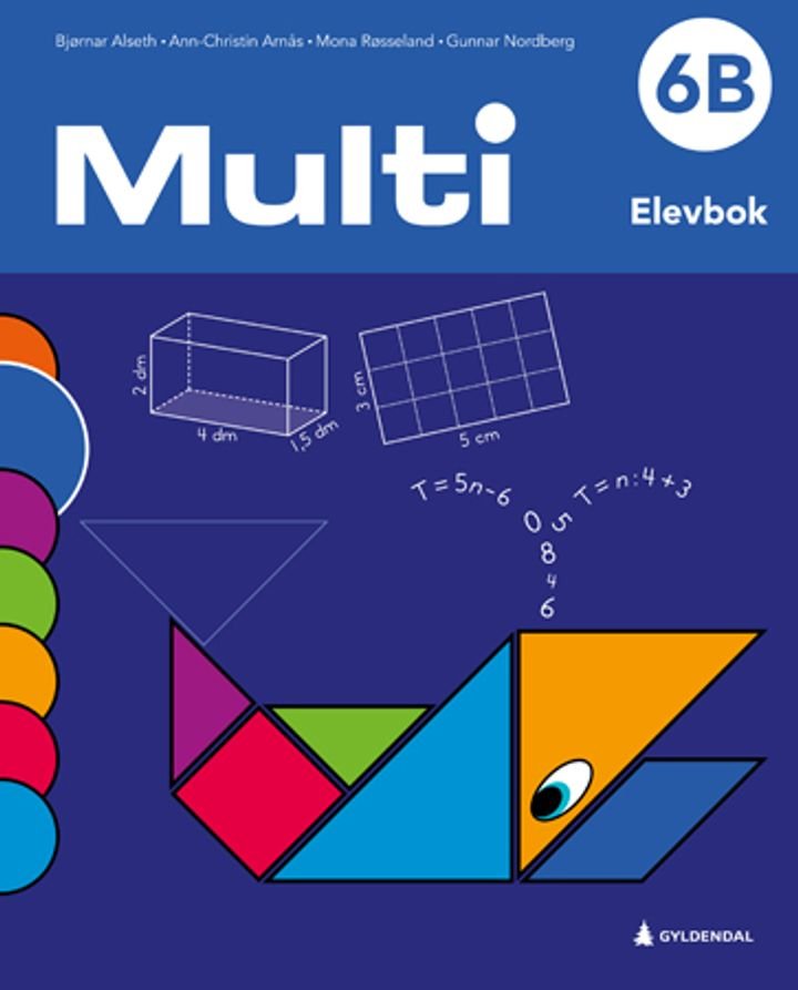 Multi 6B, 3. utg. - Elevbok : matematikk for barnesteget
