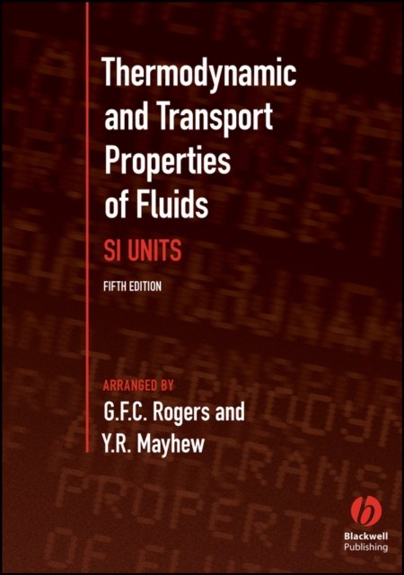 Thermodynamic and Transport Properties of Fluids 5e