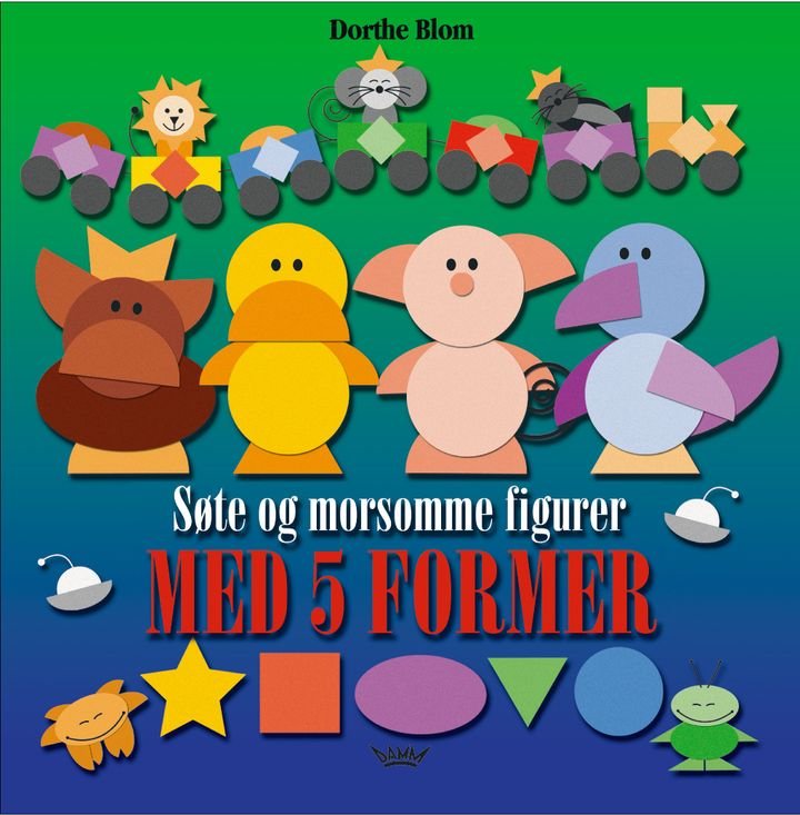 Søte og morsomme figurer med 5 former