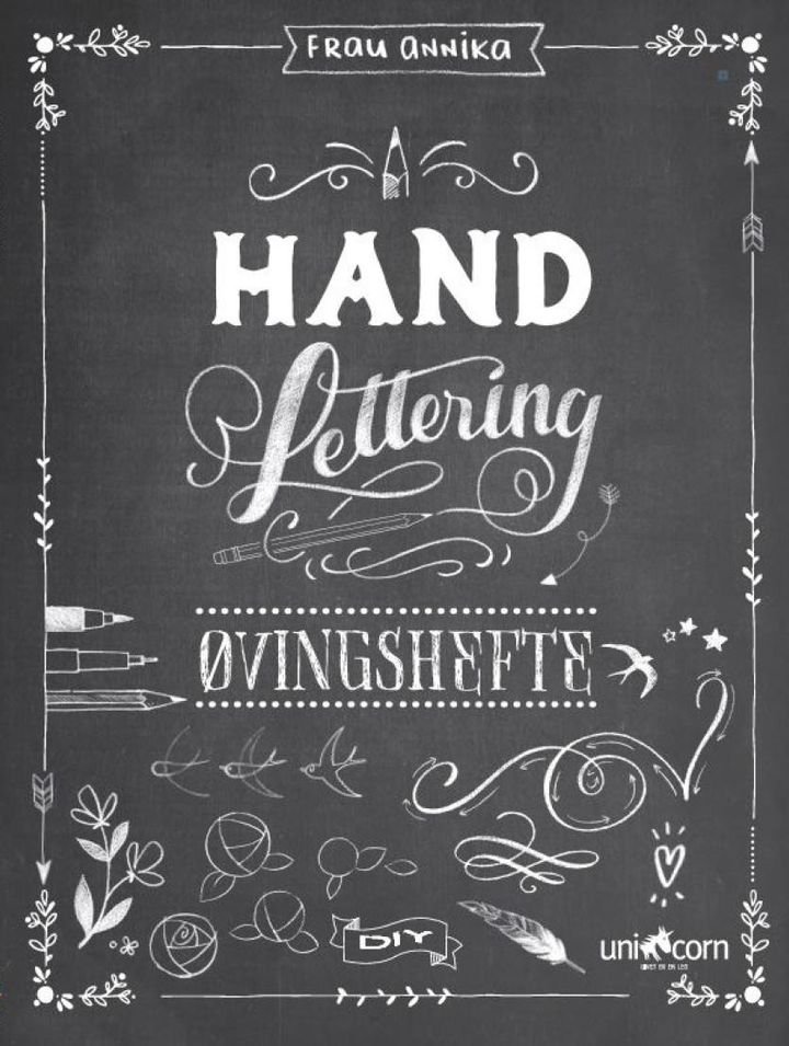 Handlettering - øvingshefte : DIY