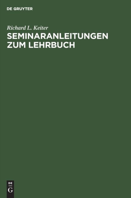 Seminaranleitungen Zum Lehrbuch