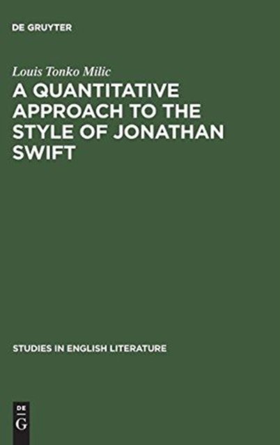 quantitative approach to the style of Jonathan Swift
