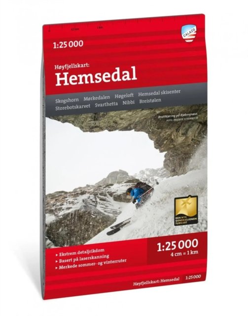 Hemsedal - Høyfjellskart