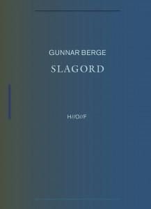 Slagord - en funnet teori