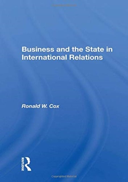 Business And The State In International Relations