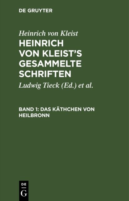 Das Kathchen Von Heilbronn