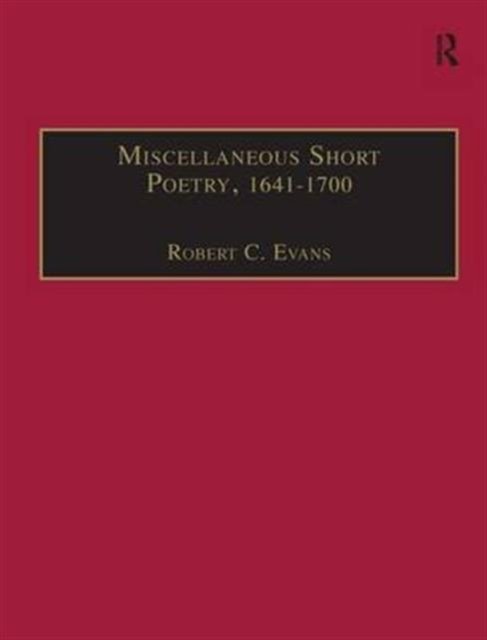 Miscellaneous Short Poetry, 1641–1700
