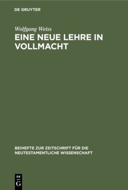 neue Lehre in Vollmacht