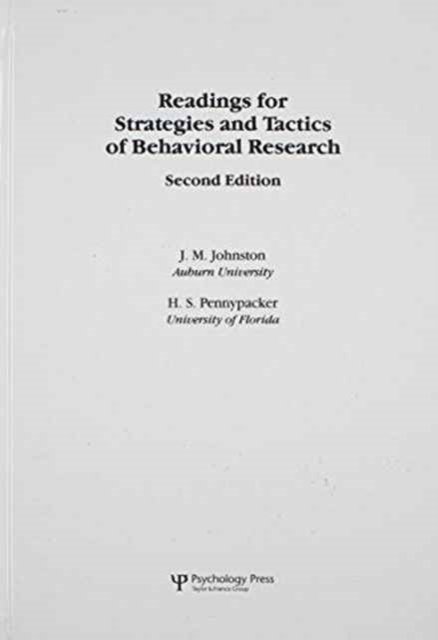 Readings for Strategies and Tactics of Behavioral Research