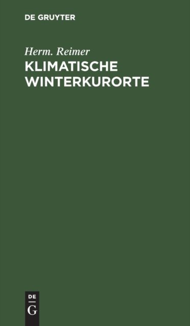 Klimatische Winterkurorte