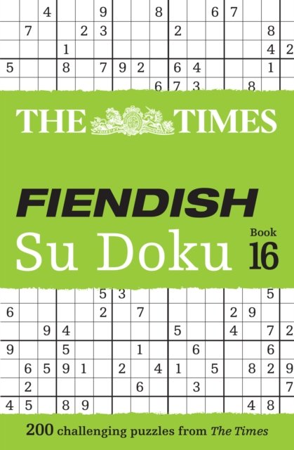 TIMES FIENDISH SU DOKU 16 PB