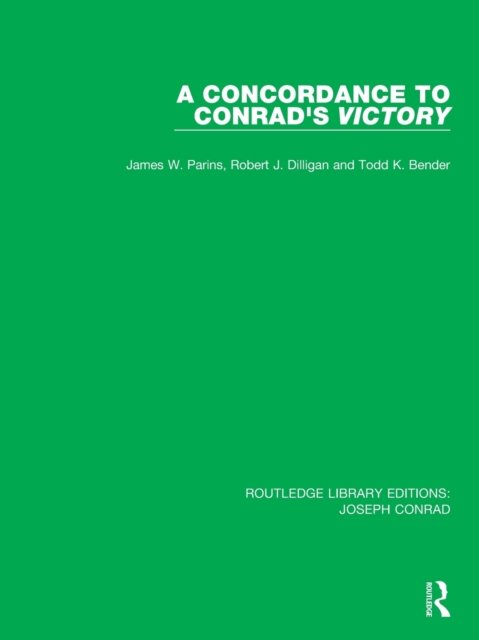 A Concordance to Conrad''s Victory