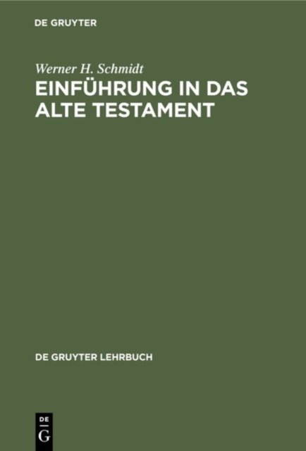 Einfuhrung in das Alte Testament