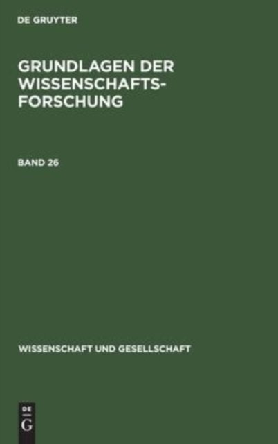 Grundlagen Der Wissenschaftsforschung