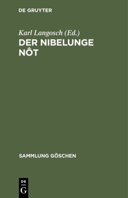 Der Nibelunge Not