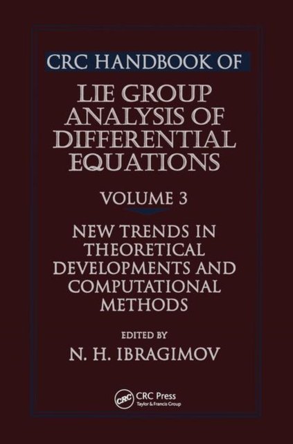 CRC Handbook of Lie Group Analysis of Differential Equations, Volume III