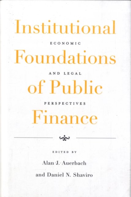 Institutional Foundations of Public Finance