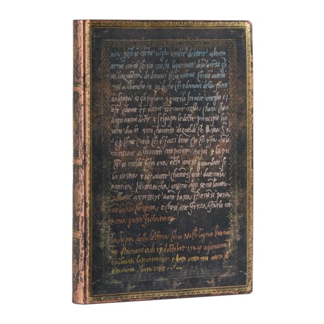 Michelangelo, Handwriting Midi Lined Softcover Journal, 176pg, 100GSM by Paperblanks (Embellished Manuscripts Collection)