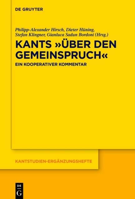 Kants »Uber Den Gemeinspruch«