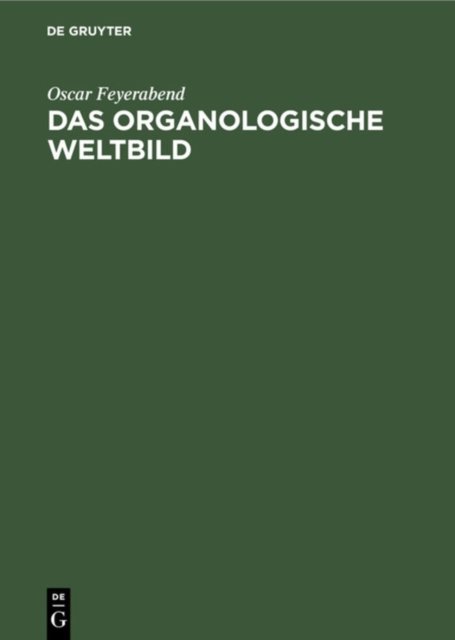 Das Organologische Weltbild