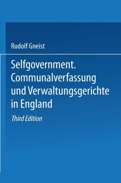 Communalverfassung und Verwaltungsgerichte in England