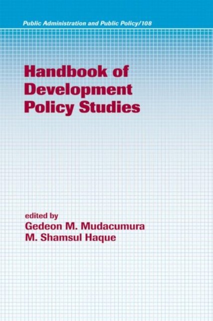 Handbook of Developmental Policy Studies