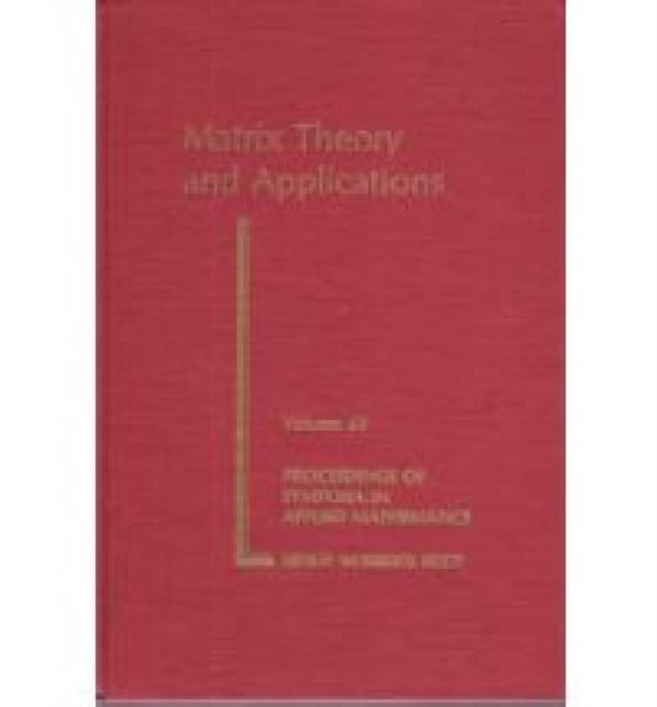 Matrix Theory and Applications
