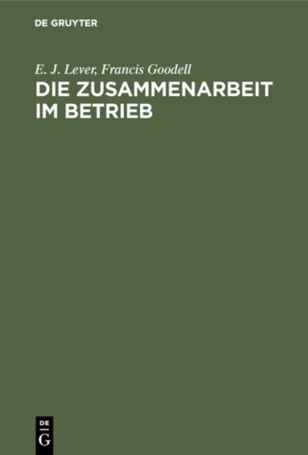 Zusammenarbeit im Betrieb