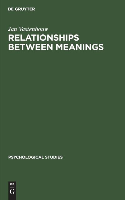Relationships Between Meanings