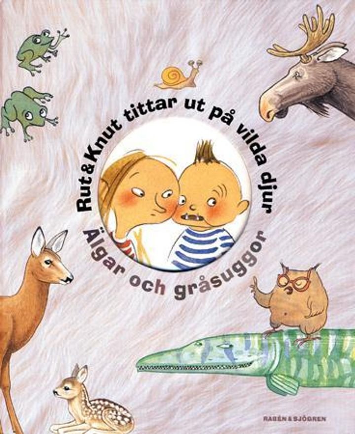Rut og Knut ser på tamme dyr - kuer og kaniner