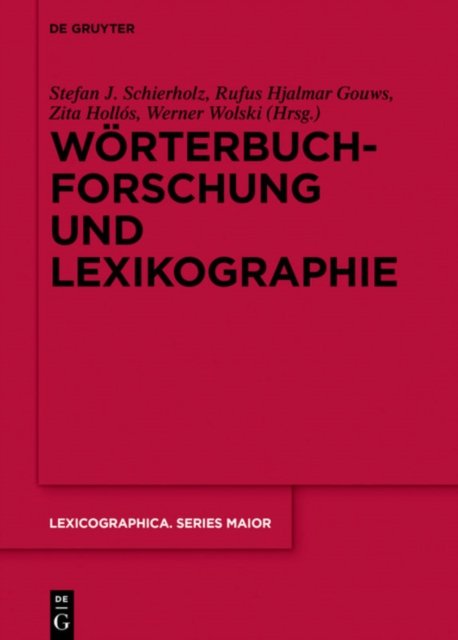 Worterbuchforschung und Lexikographie