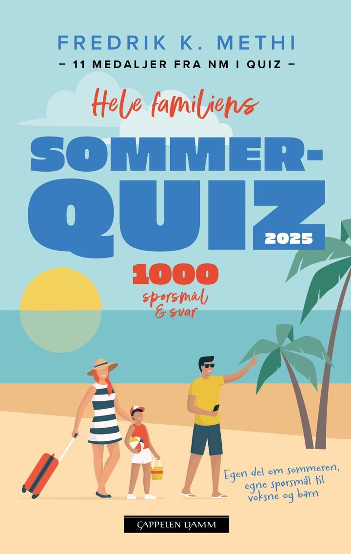 Hele familiens sommerquiz - 1000 spørsmål og svar til voksne og barn