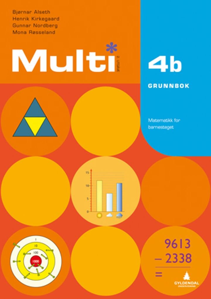 Multi 4b, 2. utgåve - Grunnbok : matematikk for barnesteget