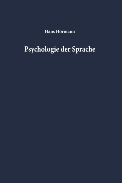 Psychologie der Sprache