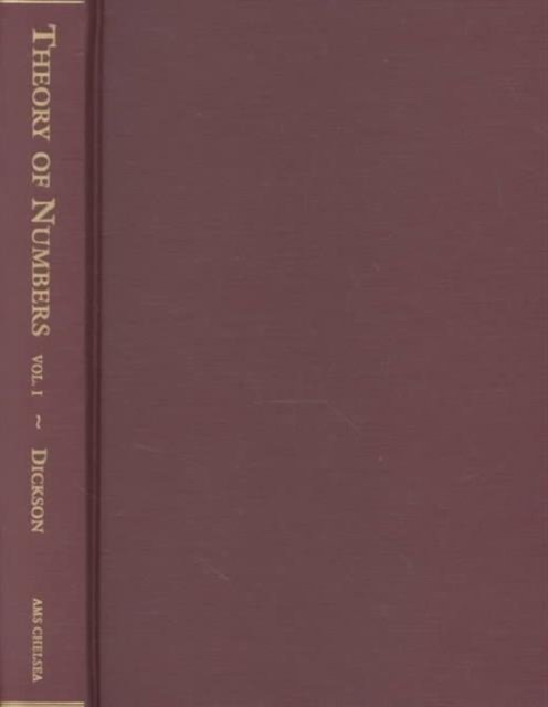 History of the Theory of Numbers, Volume 1