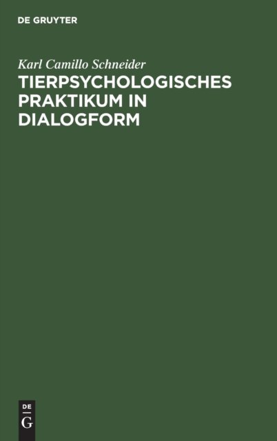 Tierpsychologisches Praktikum in Dialogform