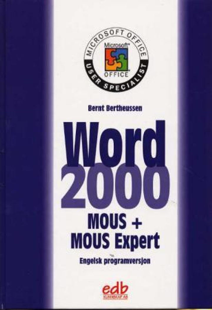 Word 2000 MOUS core and expert