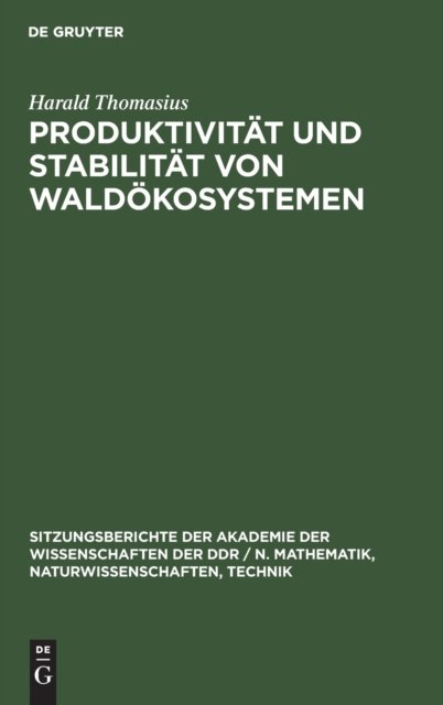 Produktivitat Und Stabilitat Von Waldokosystemen