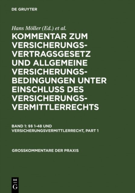 §§ 1-48 Und Versicherungsvermittlerrecht