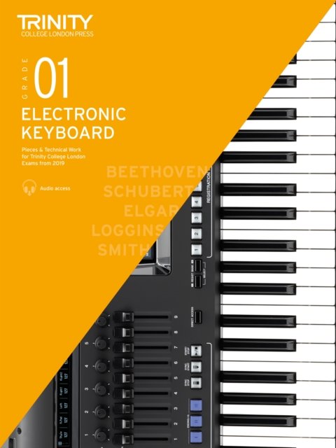 Trinity College London Electronic Keyboard Exam Pieces & Technical Work from 2019 Grade 1