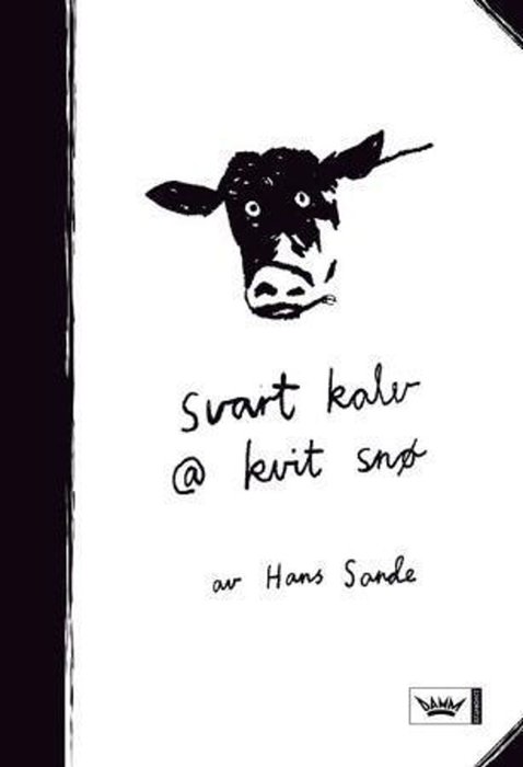 Svart kalv @ kvit snø