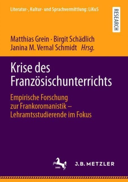 Die Krise Des Französischunterrichts in Der Diskussion