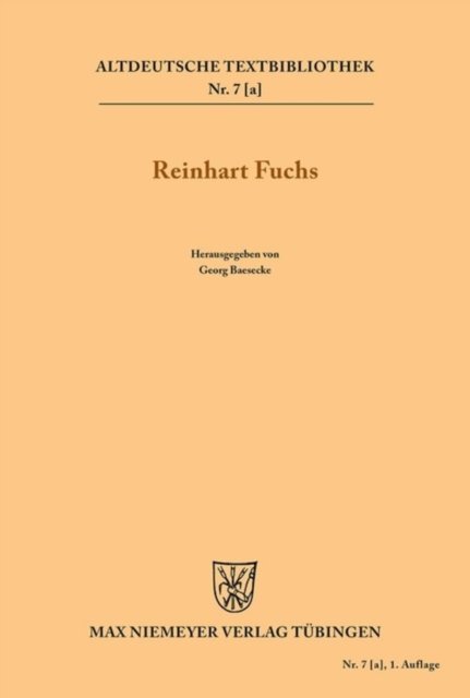 Heinrichs Des Glichezares Reinhart Fuchs