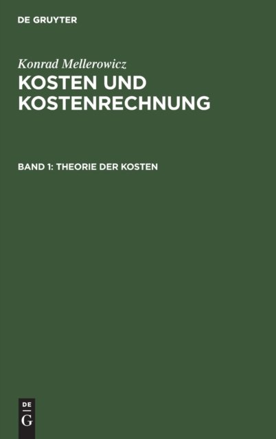 Theorie Der Kosten