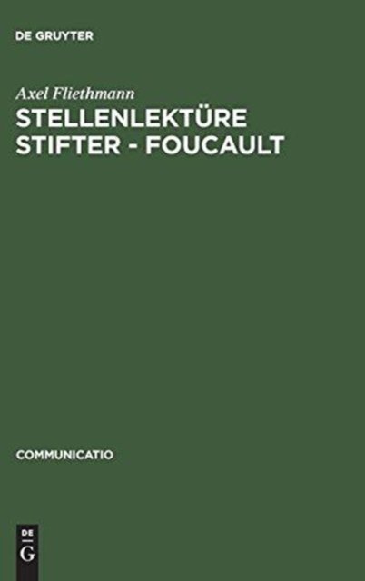 Stellenlektüre Stifter - Foucault