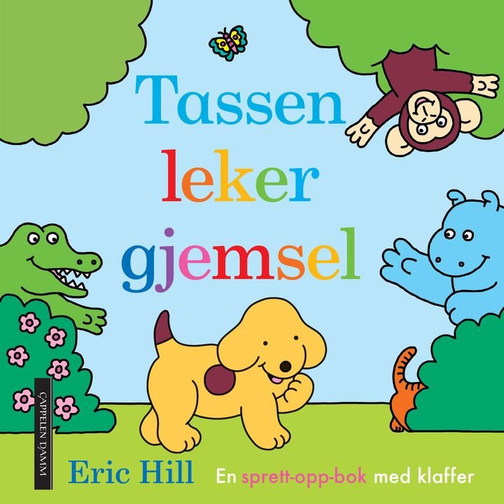Tassen leker gjemsel - en sprett opp-bok med klaffer