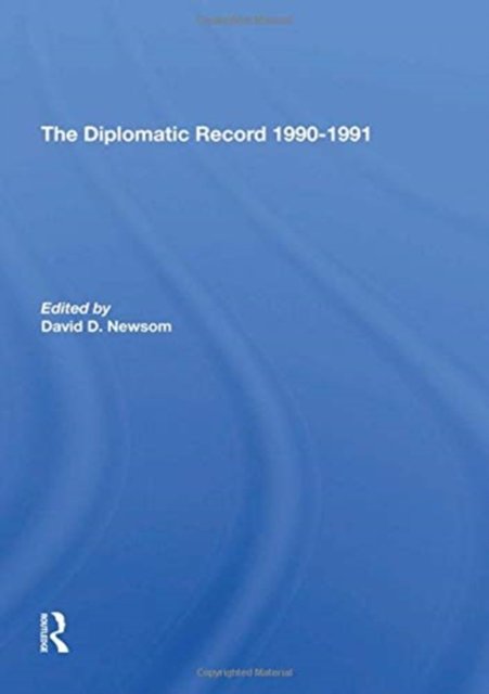 The Diplomatic Record 19901991