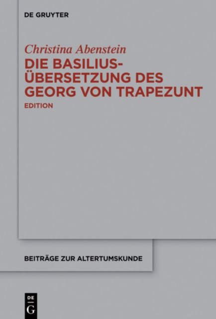 Basilius-Übersetzung des Georg von Trapezunt