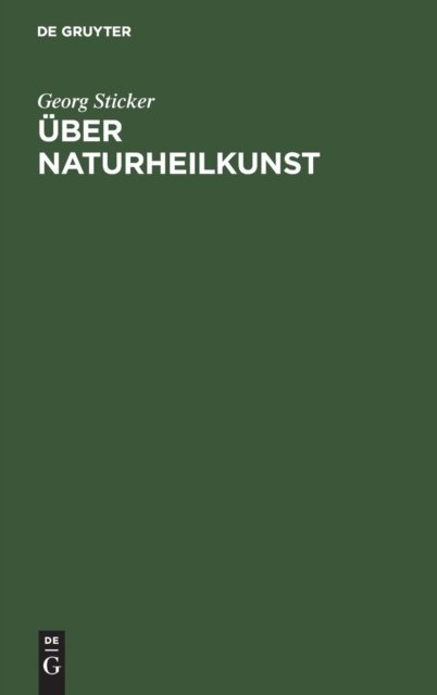 Uber Naturheilkunst